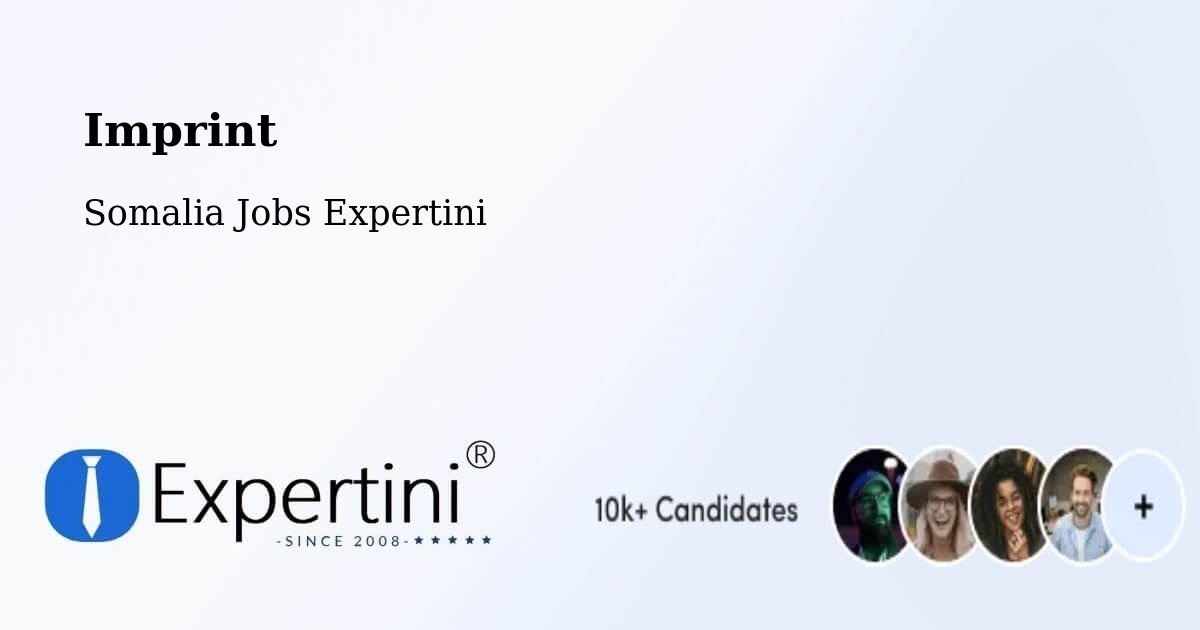 Imprint – Caluula - Somalia Jobs Expertini